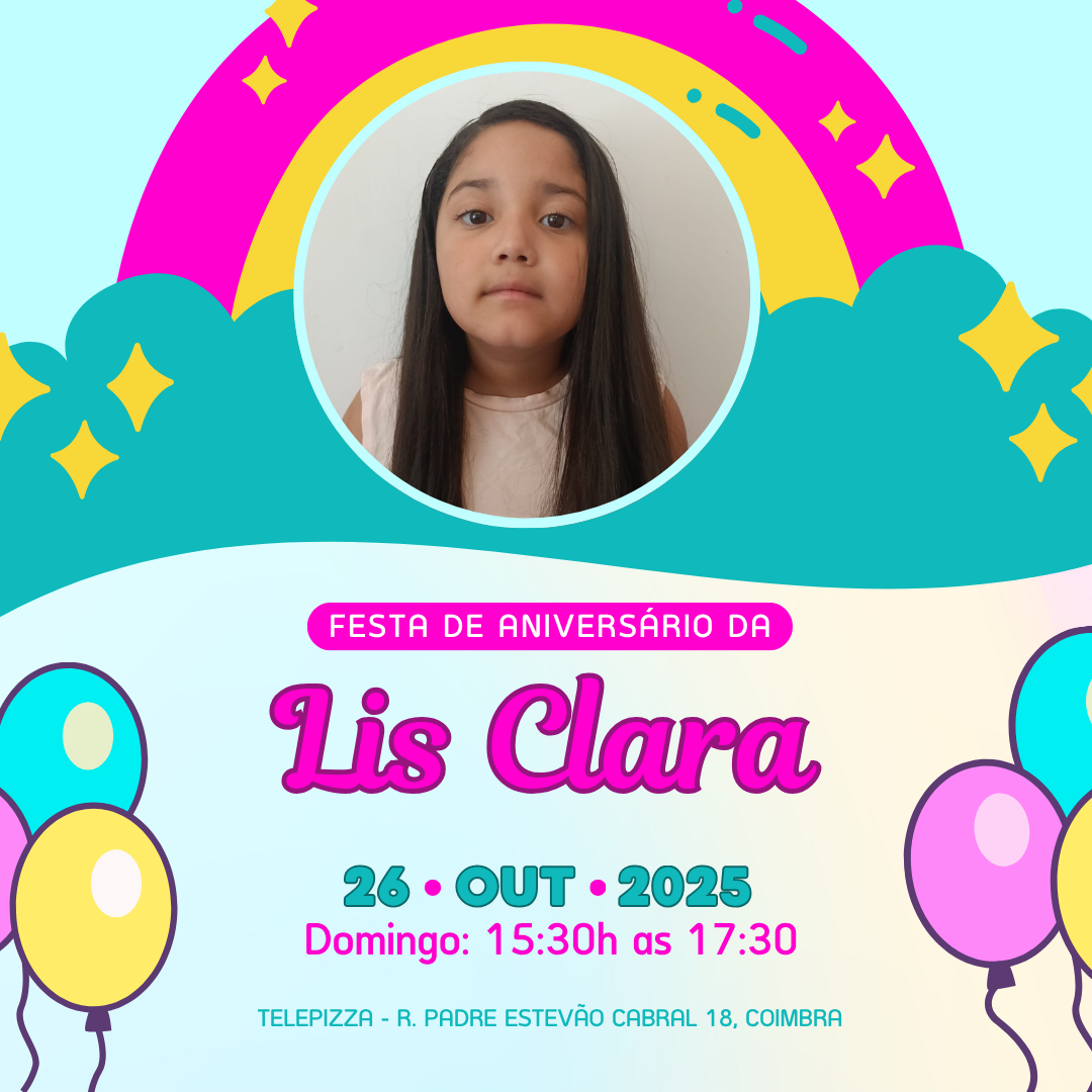 Festa de Aniversário da Lis Clara na Telepizza